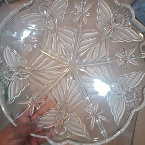 Gorham Clear Glass Platter Serveware